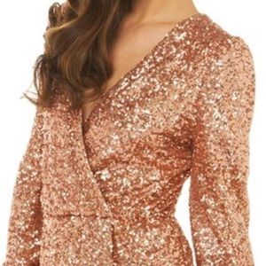 Gold glitter dress